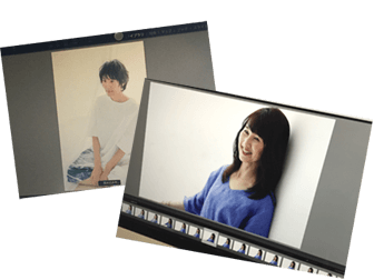 プロフィール写真撮影の流れstep4 プロフィール写真撮影の流れstep4